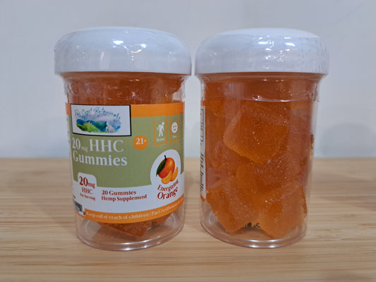 HHC 20mg Gummies- Energizing Orange 20ct