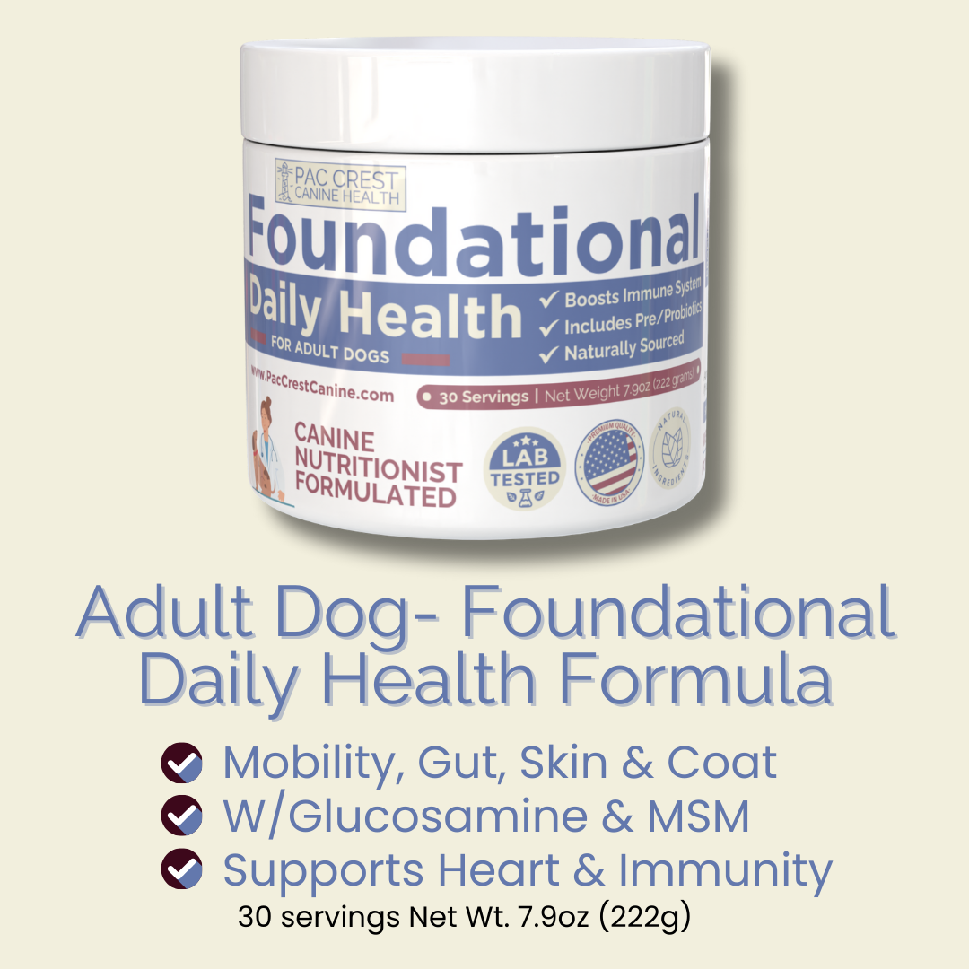 Canine Foundational Health Formula- Adult Dog